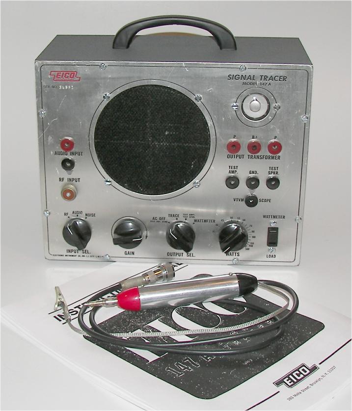 Eico Signal Tracer model 147A w/ Heathkit RF Probe eBay