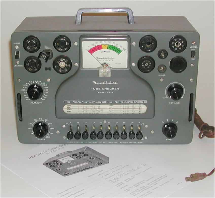Heathkit Tube Tester model TC3 eBay